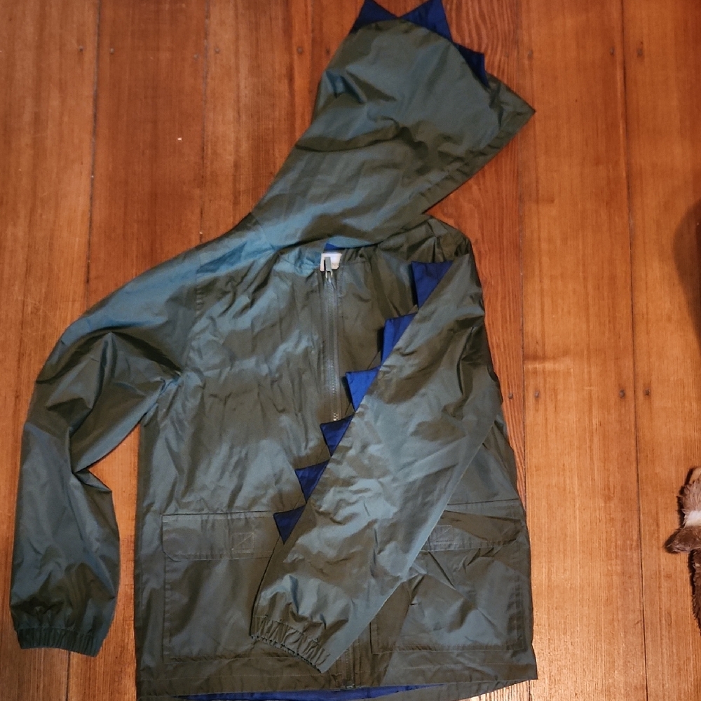 Carter's Green and Blue Dinosaur Windbreaker